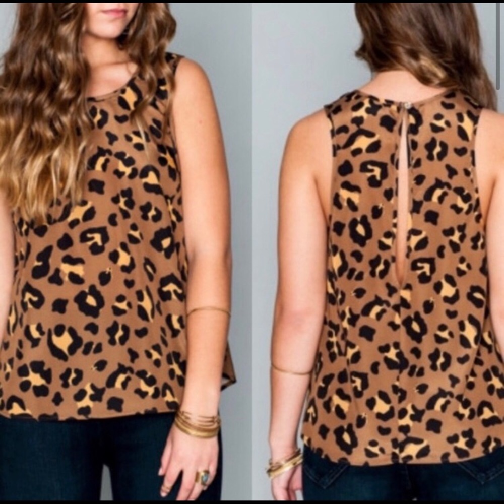 Show Me Your Mumu | Animal Print Tank Top M